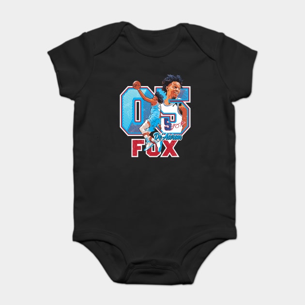 De"Aaron Fox Tee T-shirt Baby Bodysuit by goderslim